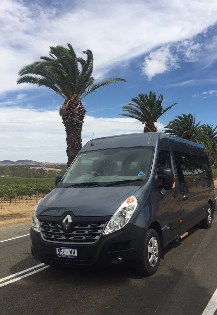 Bus tours to the South Australian wineries.